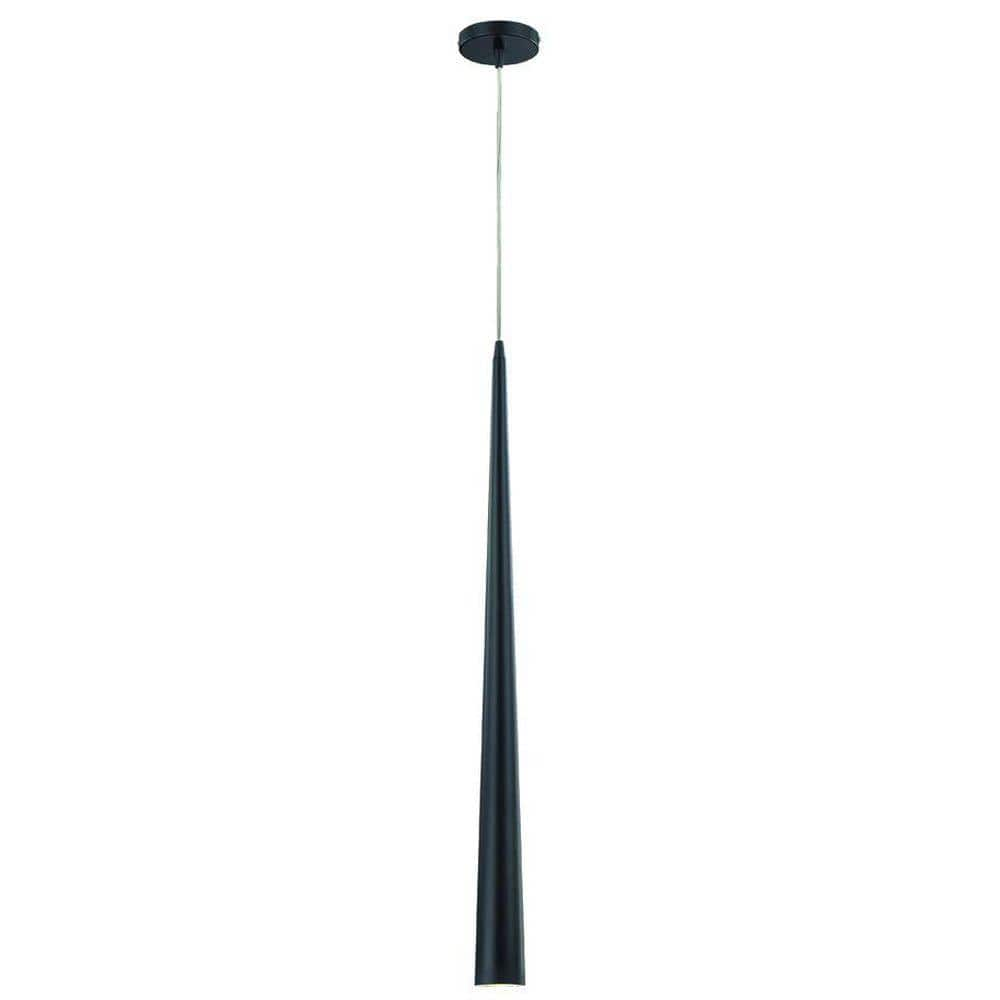 Sliver Collection 1-Light Black Large Pendant -  Eurofase, 20446-031