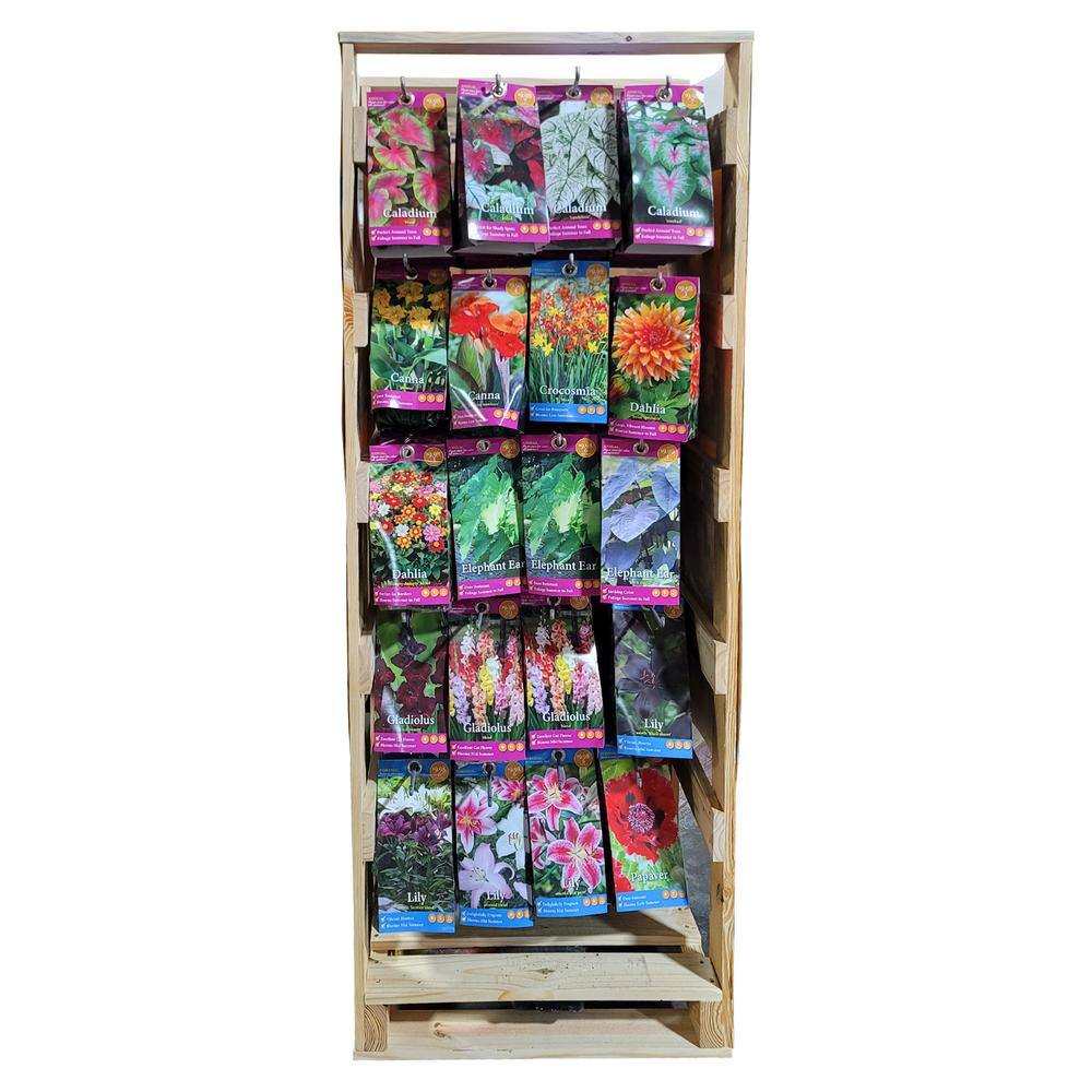 VAN ZYVERDEN SWC Peg Bulb Rack 06332 - The Home Depot