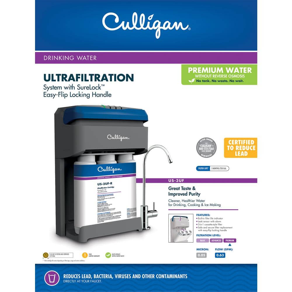 Culligan 3-Stage Ultra-Filtration Under Sink Water System