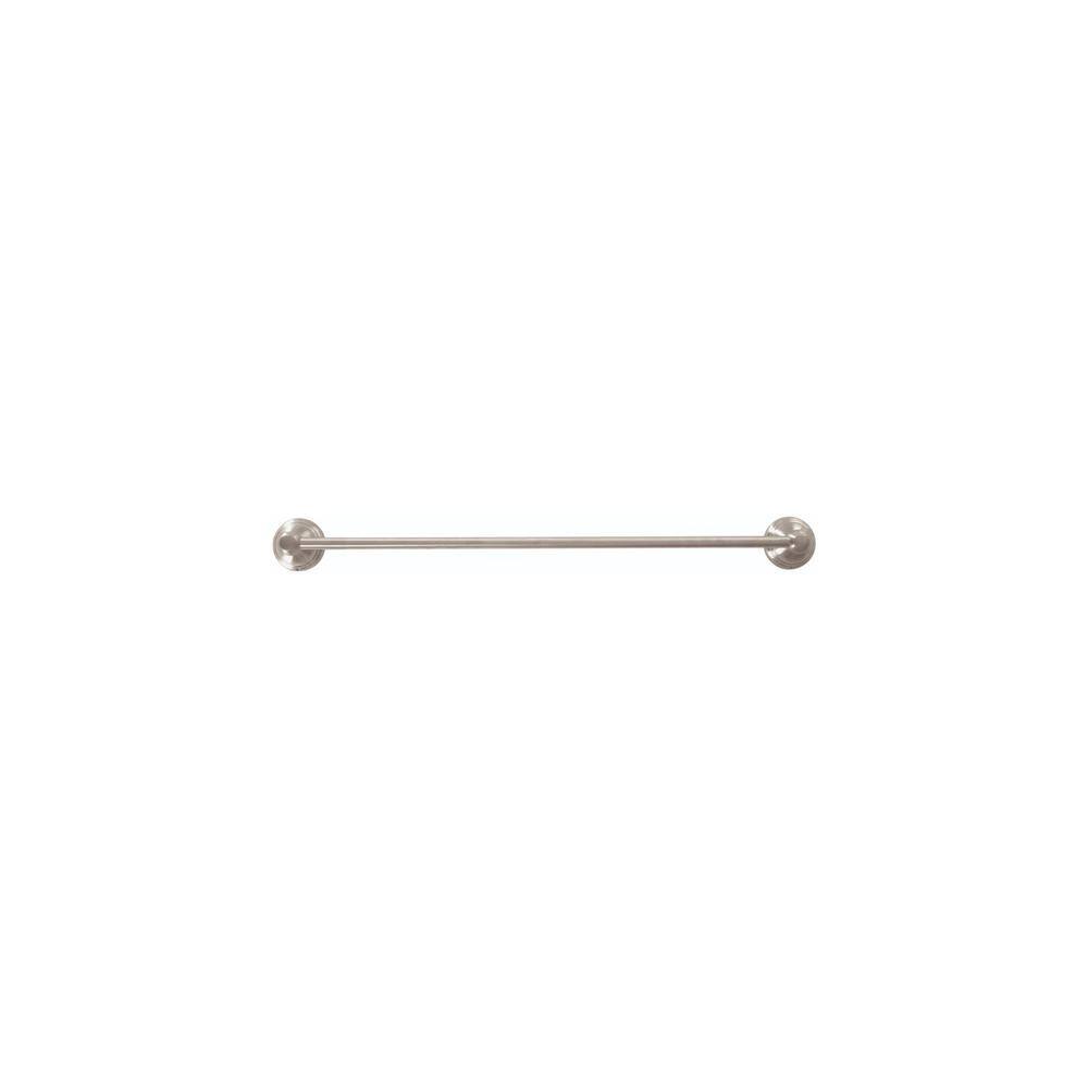 Polished Nickel 26.5" Modern Wall Mounted Towel Bar