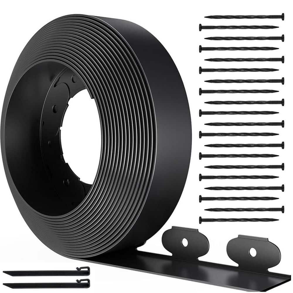 33 ft. L x 4 in. H No-Dig Landscape Edging Flexible Plastic Lawn Border Mini Fence Borders Pathway Edgings price history on PriceWatchPro