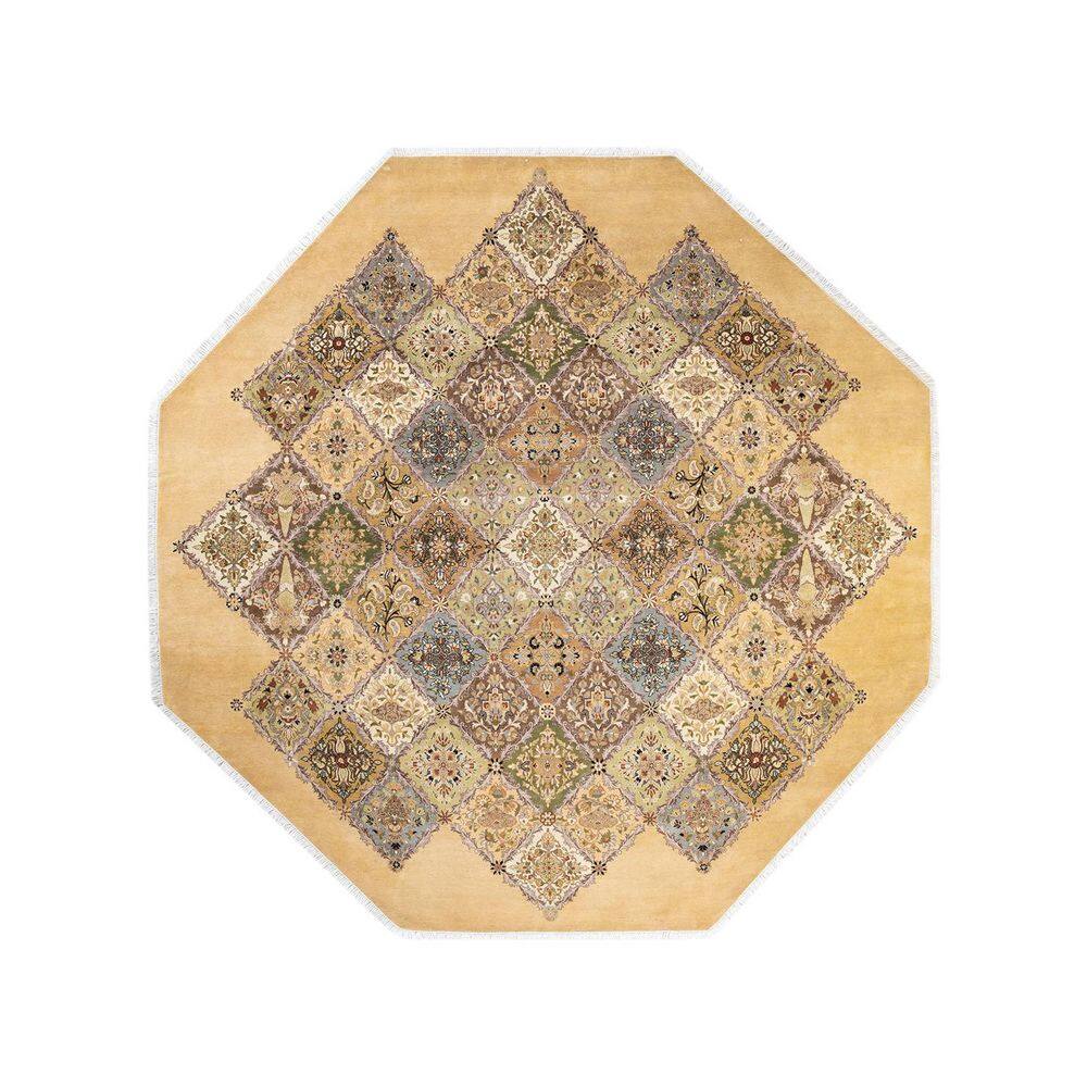 Mogul Yellow 9 x 12 Oriental Wool Indoor Area Rug price history on PriceWatchPro