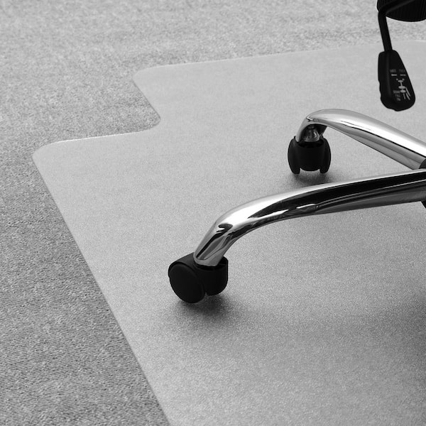 Ultimat 4-ft x 4-ft Clear Indoor Chair Mat in the Mats department