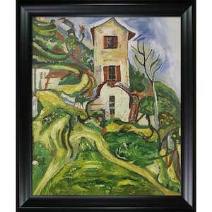 The White House by Chaim Soutine Black Matte Framed Nature Oil Painting Art Print 25 in. x 29 in.