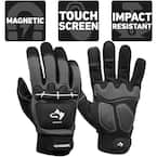 Medium Heavy Duty Impact Magnetic Mechanics Glove