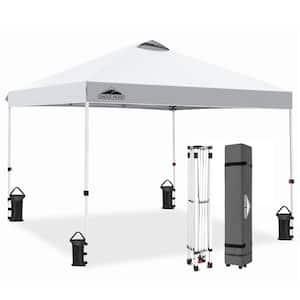 10 ft. x 10 ft. Pop Up Canopy Tent Instant Outdoor Canopy