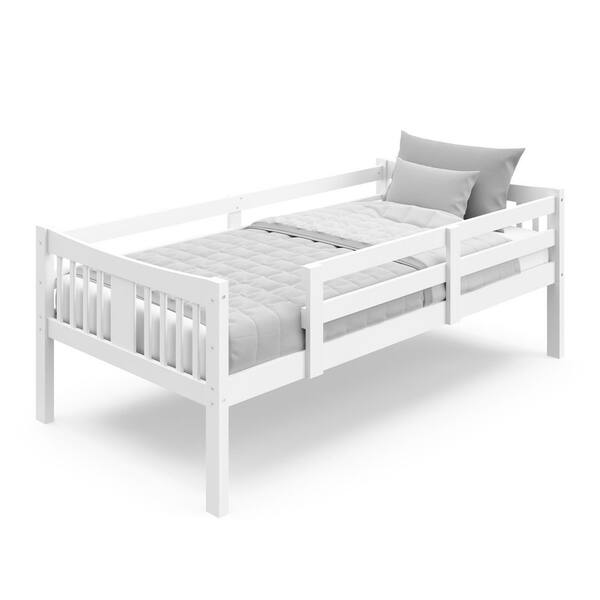 Storkcraft Caribou White Solid Hardwood Twin Bunk Daybed