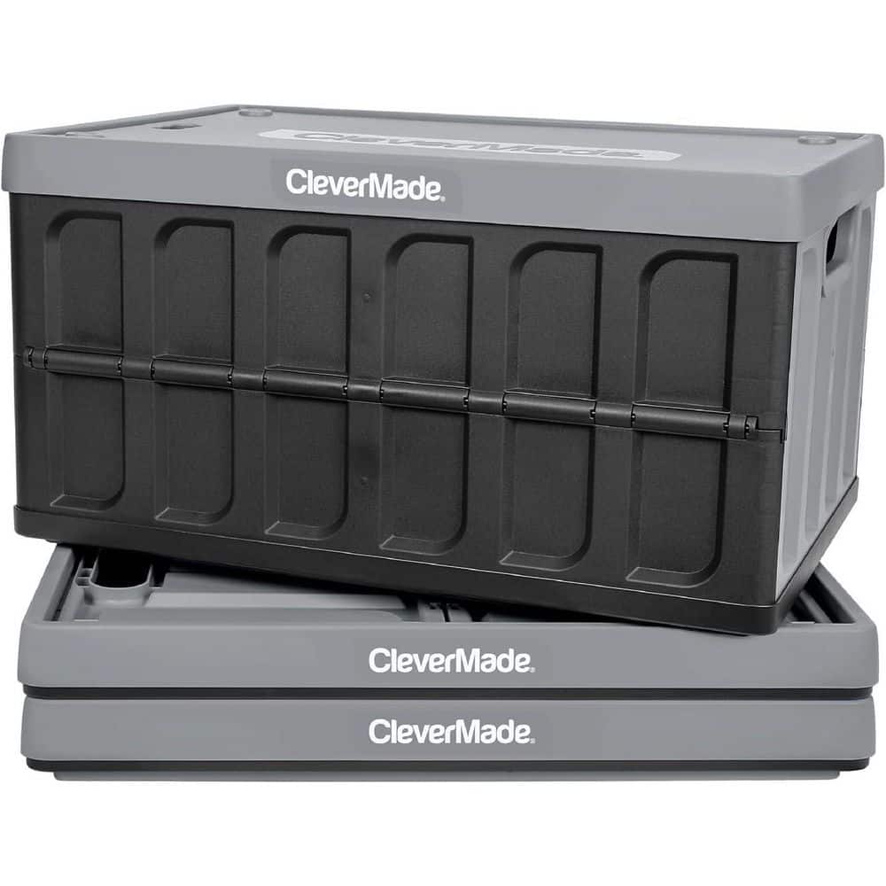 46L-Stone Collapsible Storage Bin (With Lid) (100% Recycled)-(3PK) price history on PriceWatchPro