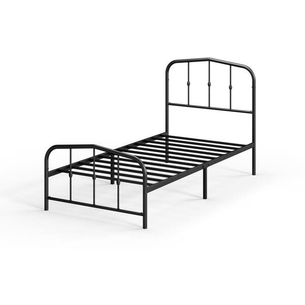 Zinus Heidi Black Metal Frame Twin Platform Bed ZU-FBMMH6-42T - The ...