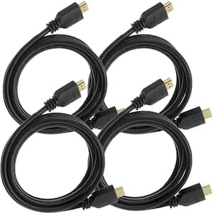 6 ft. Ultra HD 4K HDMI Cable with Ethernet (4-Pack)