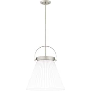 Thibault 1-Light Brushed Nickel Pendant Light