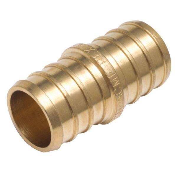 SharkBite 3/4 in. PEX Barb Brass Coupling Fitting (50-Pack)
