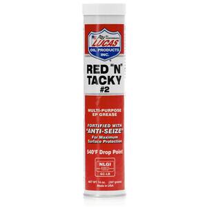 Heavy-Duty Extra Tacky Red Grease Cartridges For Grease Gun - 14 Oz (5-Pack), High-Adhesion Grease