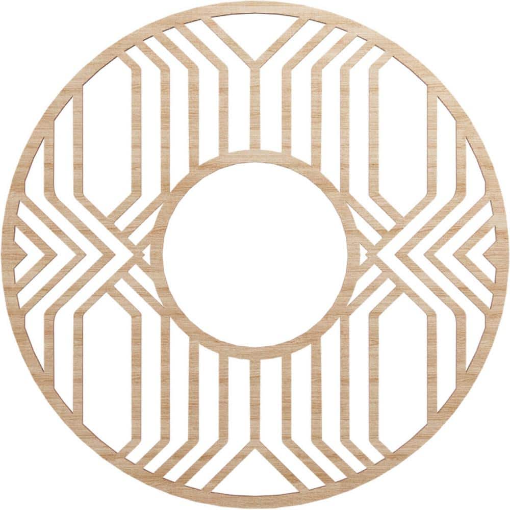 24 in. x 24 in. x 1/4 in. Empire Wood Fretwork Pierced Ceiling Medallion, Alder price history on PriceWatchPro