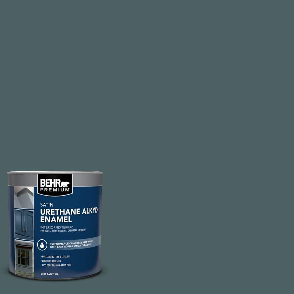 BEHR PREMIUM 1 qt. PPU1220 Underwater color Satin Enamel Urethane