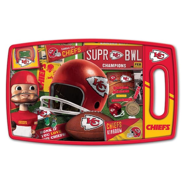 NFL Kansas City Chiefs Retro Series Polypropyene Cutting Board