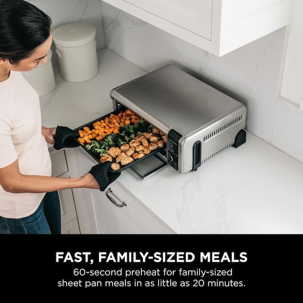 Ninja high quality SP101 Foodi Digital Air Fry Oven, Large Toaster Oven, Flip-Away