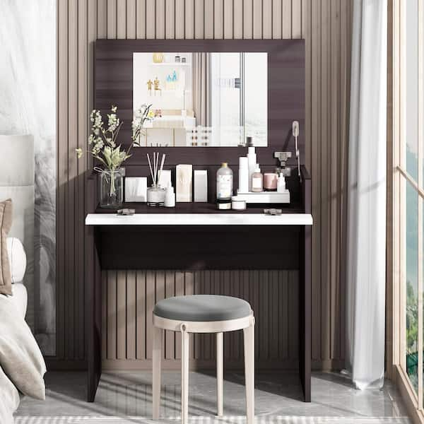 dresser with flip up mirror