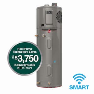 ProTerra 40 Gal. Smart High Efficiency Hybrid Heat Pump Water Heater w/ Leak Detection & Auto Shutoff - 10-Year Warranty