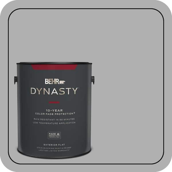 BEHR DYNASTY 1 gal. #780F-4 Sparrow Flat Exterior Stain-Blocking Paint & Primer