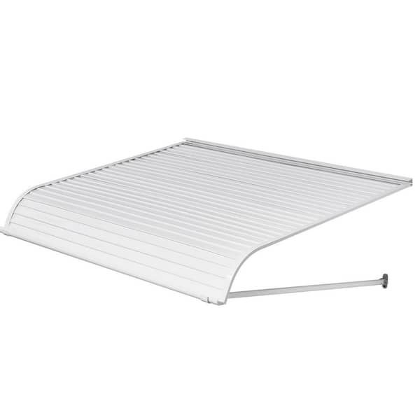 1 Piece 48 x 42 in., for Rain/Snow, Suitable for Porch Exterior Aluminum Window and Door Awning Canopy Set