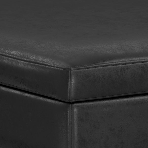 Simpli Home Owen 40 in. Square XL Coffee Table Storage Simpli Home Owen 40 in. Square XL Coffee Table Storage
