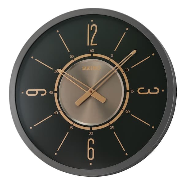 Seiko 20 in. Davis Wall Clock QXA759KLH - The Home Depot