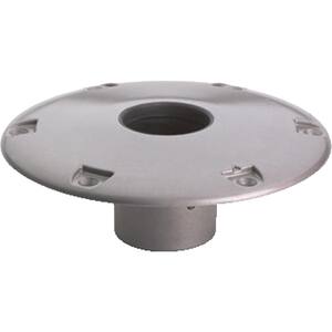 Attwood Snap-Lock 1.77 in. Base Plate 9 in. Round Aluminum 67904