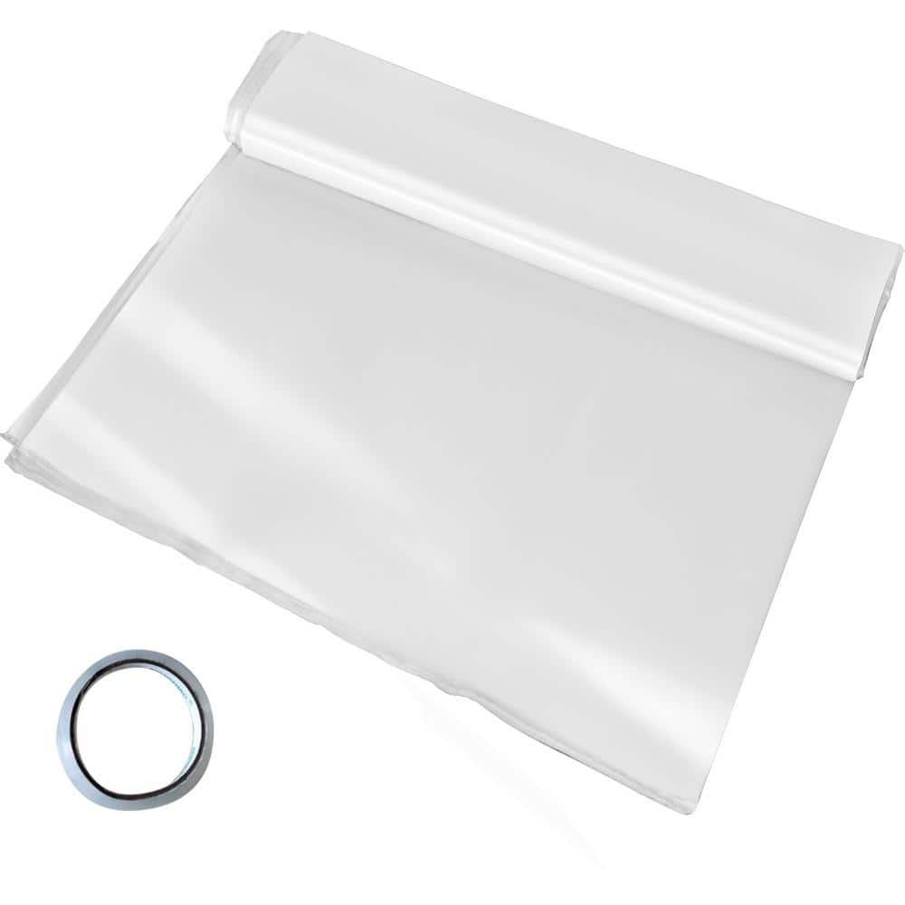 Greenhouse Film 12 x 25 ft 6 Mil Clear Polyethylene UV-Resistant Plastic Cover Garden Crop Protection price history on PriceWatchPro