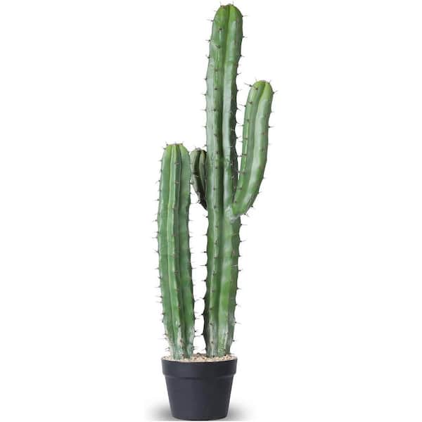 Cubilan 3 ft. Green Artificial Cactus Fake Big Cactus Tree