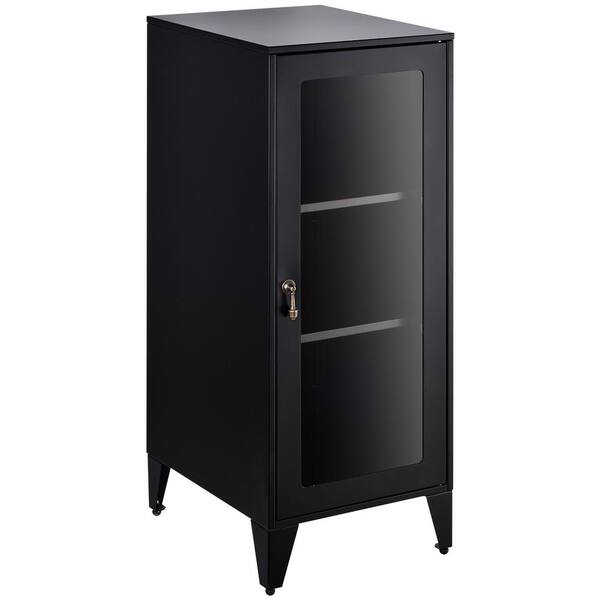 Clihome 21 In W Metal Storage Cabinet, Office Depot Black Metal Storage Cabinet