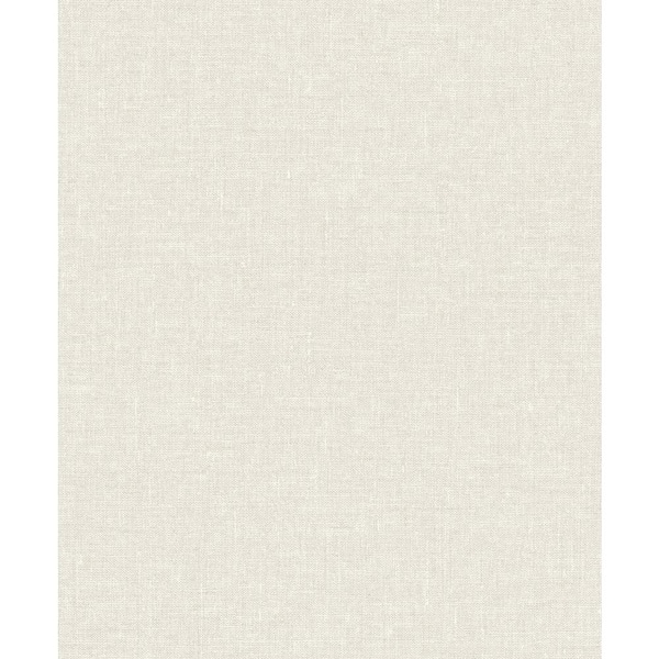 Seabrook Designs Chamomile Soft Linen Nonwoven Paper Non-Pasted Wallpaper Roll (Covers 57.5 sq. ft.)