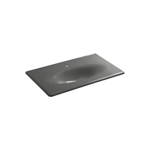 KOHLER Iron/Impressions Vanity Top Bathroom Sink in Thunder Grey-DISCONTINUED