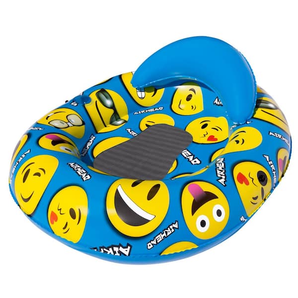 Airhead Emoji Gang Yellow and Green Pool Float
