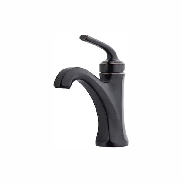 Pfister Arterra 4 In Centerset Single Handle Bathroom Faucet In Tuscan Bronze Lg42 De0y The