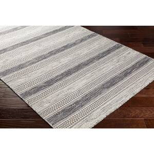 Gina Charcoal/Ivory 6 ft. x 9 ft. Indoor Area Rug