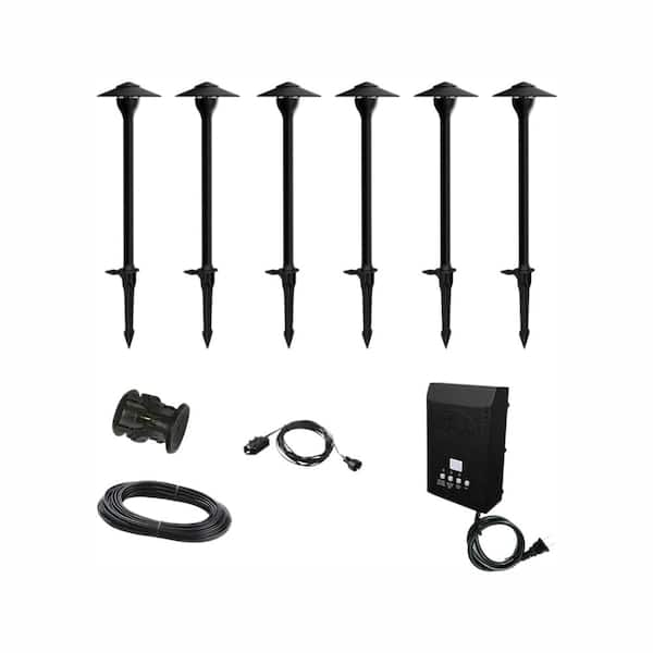 LED Landscape Lighting Kit - 6 Spotlights - Low Voltage