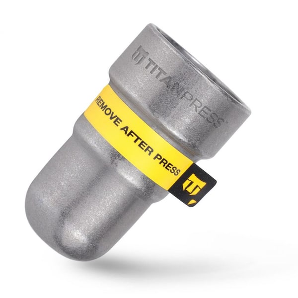 Spring Press Cap T TITANPRESS 1-1/2 in. Carbon Steel Press Cap HNBR Gas TPEC0112G - The ...