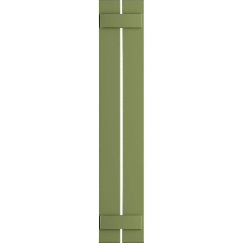 11-1/4 in. x 76 in. True Fit PVC 2-Board Spaced Board and Batten Shutters, Moss Green (Per Pair) price history on PriceWatchPro