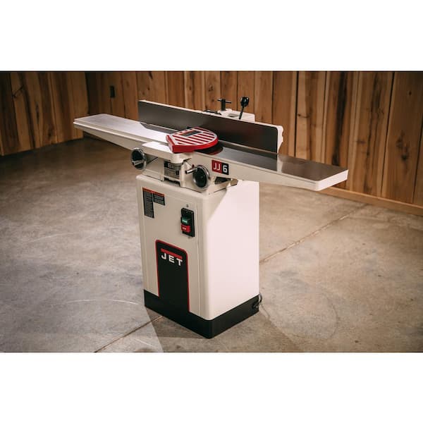 Jet 1 HP 6 in. Woodworking Jointer with Quick-Set Knife System
