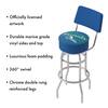 Dallas Mavericks Fade 31 in. Blue Backless Metal Bar Stool with Vinyl Seat