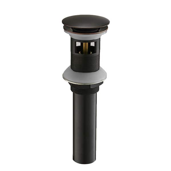 BWE Bathroom Sink Pop-Up Drain with Overflow in Oil Rubbed Bronze