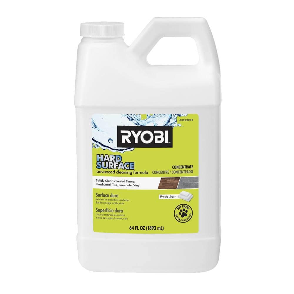 RYOBI 64 oz. Hard Surface Advanced Concentrated Cleaning Formula A32C2064 The Home Depot