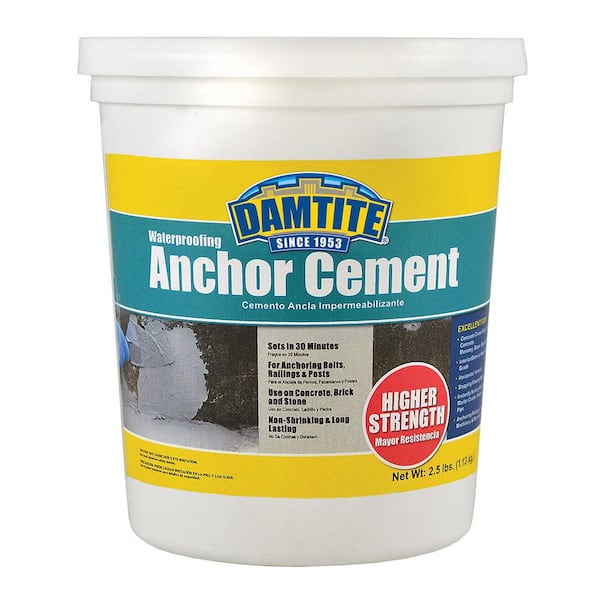 DAMTITE 2.5 lb 08031 Waterproofing Anchor Cement in Gray 08031