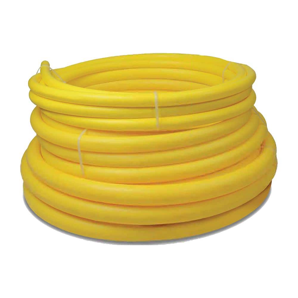 Underground Gas Pipe Line HOME-FLEX 1 inches x 100 feet Yellow Polyethylene 