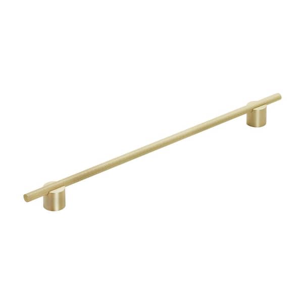 Transcendent 12-5/8 in. (320mm) Modern Matte Gold Bar Cabinet Pull