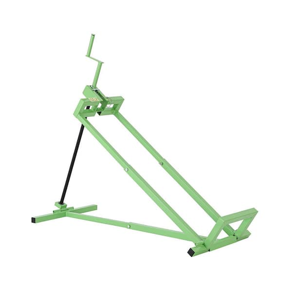 800 lbs. Capacity 45° Tilt Adjustable Universal Lawn Tractor Lifter, Green