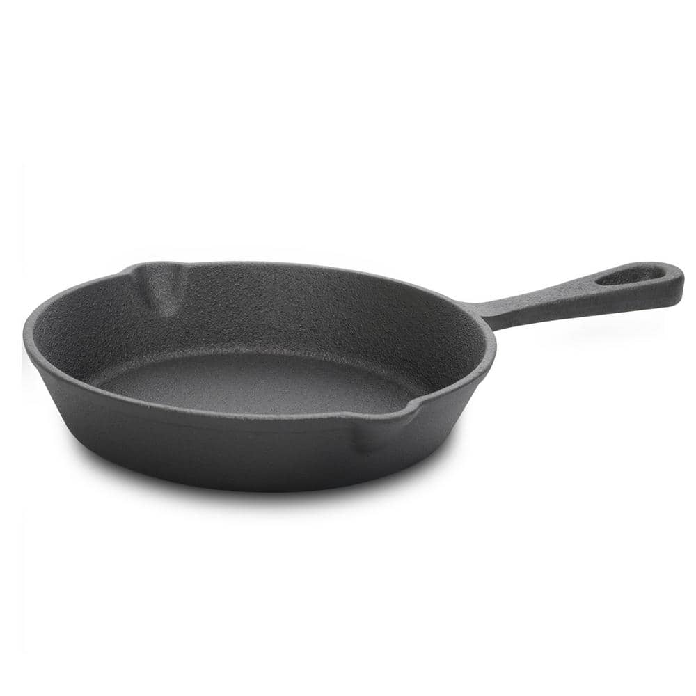 Gibson Pre-Seasoned Black Cast Iron Skillet Set, 3 Pieces