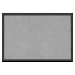 Mezzanotte Black 38 in. x 26 in. Framed Magnetic Board