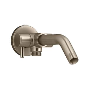 2.5 in. Wall Mount Shower Arm in Vibrant Brushed Bronze